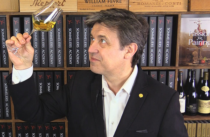 Chef sommelier Jean Vincent Ridon.