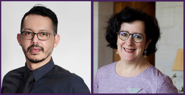 Portraits Of BASA CEO, Ashraf Johaardien Along With Hollard Group CMO, Heidi Brauer.