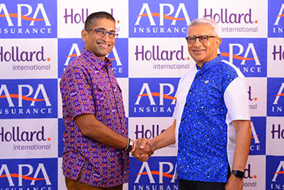 Kenya's APA Insurance and Hollard International shaking hands signifying their partnership