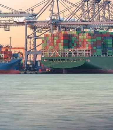 image of ships insured with marine insurance from Hollard
