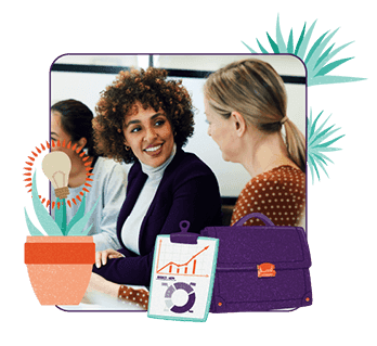 A Hollard Insurance broker talking to her client