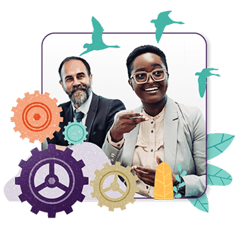 Multiracial employees in the office, signifying Hollard's Pan-African approach to insurance