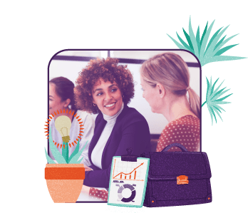 A Hollard Insurance broker talking to her client