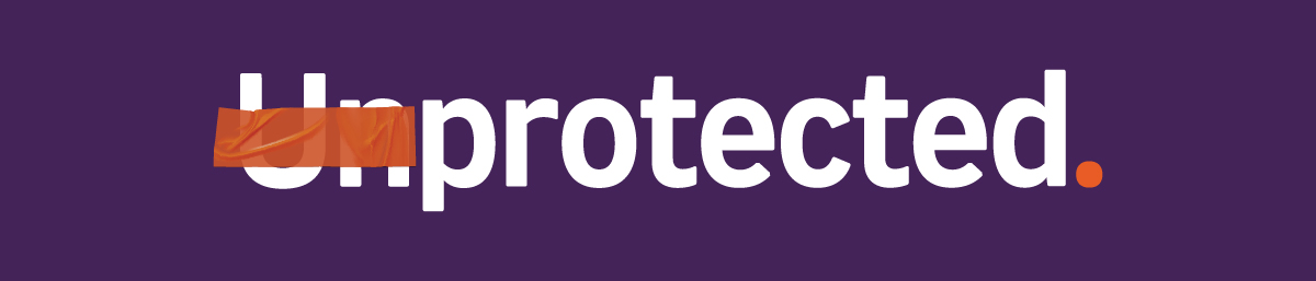 Banner with text: "Protected" representing Hollard's response to cyber threat claims