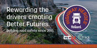 Hollard Highway Heroes "Rewarding the drivers creating better futures" banner