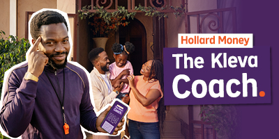 Hollard Money - The Kleva Coach banner with text: Credit solutions that fit your life