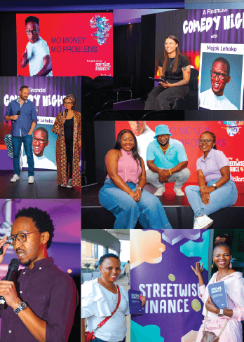 Streetwise Finance Comedy Nights photo collage