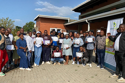 Hollard Streetwise Finance Rural SMME group with certificates