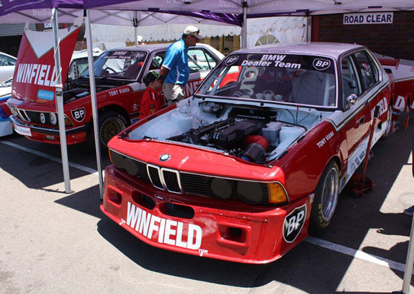 PCR's pair of championship-winning Winfield BMW 7 Series'